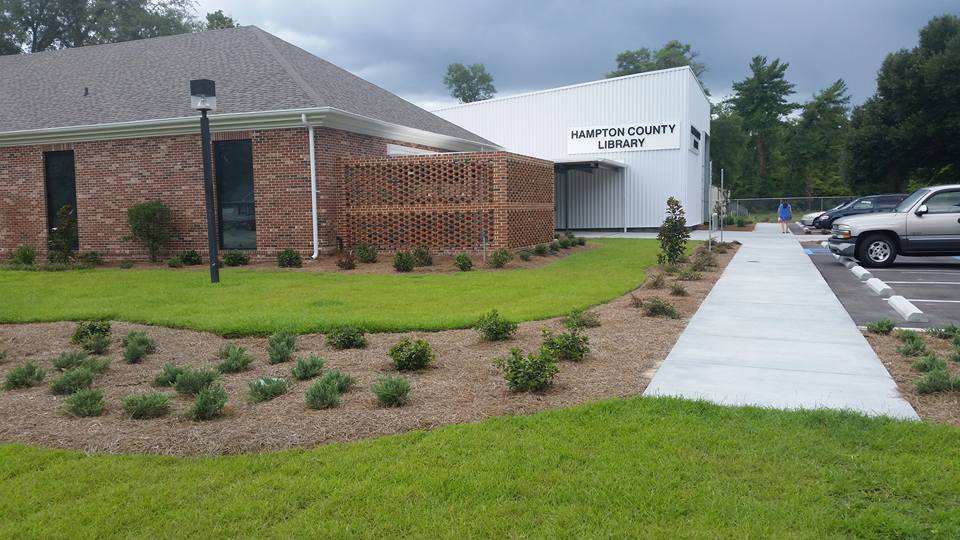 Name on completed building